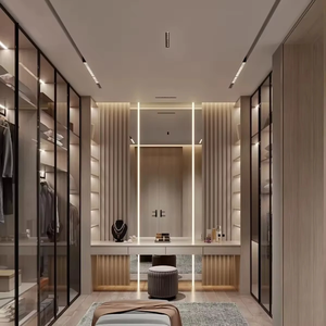 Meubles de chambre à coucher de luxe modernes, entièrement personnalisables, sur mesure, organisation optimisée, dressing intégré - Product Image 2