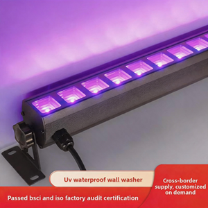 Barre lumineuse LED UV en aluminium 12*3W IP65 395nm avec interrupteur marche/arrêt pour scène, discothèque, fête d'Halloween, effet fluorescent - Product Image 4