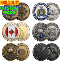 Pièce de défi personnalisée en métal pour les premiers intervenants, service communautaire canadien, aide d'urgence, jeton de mérite, cadeau de festival, moulage 3D sur mesure