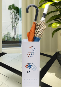 Ventilatore Portatile Quadrato Bianco a Forma di Ombrello Retrò da Esterno con Supporto <span class=keywords><strong>in</strong></span> <span class=keywords><strong>Ottone</strong></span> Stile Metà Secolo - Product Image 4