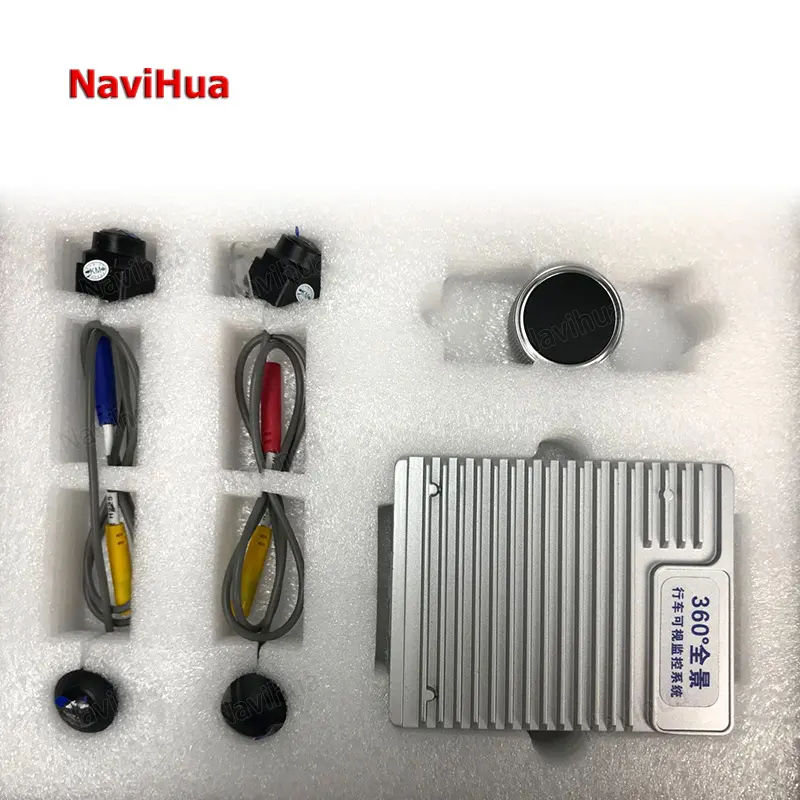 Navihua 범용 자동차 360 카메라 HD 카메라 자동차 보안 시스템 HD 나이트 비전 서라운드 파노라마 카메라