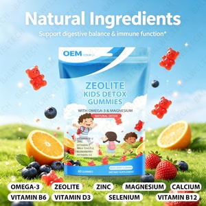 วิตามินเสริมแบบปรับแต่งได้ 9-in-1 ซีโอไลต์ โอเมก้า-3 แมกนีเซียม เอลเดอร์เบอร์รี่ มิลค์ธิสเซิล ซีโอไลต์ กัมมี่สำหรับเด็ก - Product Image 3