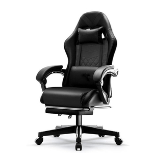 Chaise de Gamer en Cuir Ergonomique Racing Noire et Verte avec Lumières LED RGB - Product Image 4