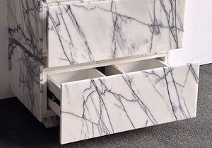<span class=keywords><strong>Haut</strong></span> <span class=keywords><strong>de</strong></span> <span class=keywords><strong>gamme</strong></span> luxe moderne pierre naturelle blanc lilas marbre lavabo évier <span class=keywords><strong>salle</strong></span> <span class=keywords><strong>de</strong></span> <span class=keywords><strong>bain</strong></span> vanité avec deux armoires tiroir pour hôtel Villa - Product Image 4