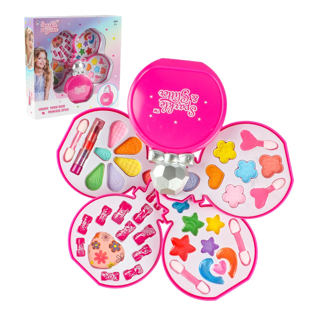 Детские косметические игрушки на заказ, набор для макияжа, набор игрушек для макияжа для детей