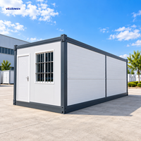 Maisons conteneurs pliables de type Z transfrontalières, bâtiments modulaires préfabriqués, unités de bureaux et résidentielles contemporaines