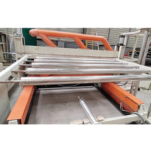 Máquina de WPC usada, máquina <span class=keywords><strong>cortadora</strong></span> de tablero de espuma de PVC compuesto de plástico y madera, línea de extrusión - Product Image 5