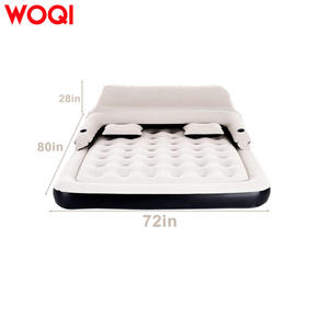 Canapé gonflable Woqi Air Sofa 203x182cm blanc laiteux avec pompe intégrée et sac de transport pour usage extérieur - Product Image 2