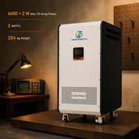 Système de stockage d'énergie solaire tout-en-un européen 12500W, crête de 19000W, batterie 30/32kWh, entrée PV 6600W*2 pour les entreprises