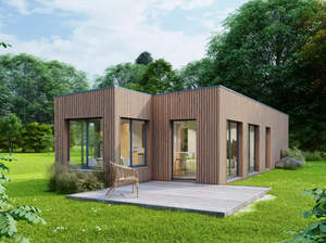 Choyueh แปลนบ้านคอนเทนเนอร์รูปตั<span class=keywords><strong>ว</strong></span> L <span class=keywords><strong>พ</strong></span>ร้อม<span class=keywords><strong>2</strong></span>ห้องนอนและแผ่นโลหะ-36ตร. ม.-290FT2<span class=keywords><strong>พ</strong></span>ร้อมสระว่ายน้ำ - Product Image 2