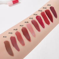 Rouge à Lèvres Cosmétiques Maquillage Vente en Gros Imperméable Anti-Transfert Base de Brillant à Lèvres Personnalisable Brillant Étiquette Privée pour les Lèvres