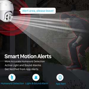 LEVOFAST Neue ICSEE A6 2MP 4MP Outdoor IP67 Wasserdichte PTZ Smart Security IP-Kamera 8MP Bewegungserkennung CCTV Indoor Dome-Kamera - Product Image 5