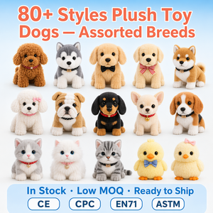 Lot de chiens en peluche, animaux en peluche assortis, Golden Husky, Poodle, Shiba, <span class=keywords><strong>Labrador</strong></span>, 14 cm, peluche douce, cadeau d'anniversaire, anti-stress - Product Image 1