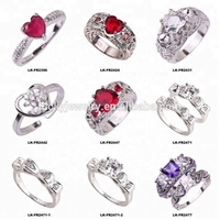 Bagues de fiançailles en faux diamant cz pour femmes, bijoux de dernière conception pour dames
