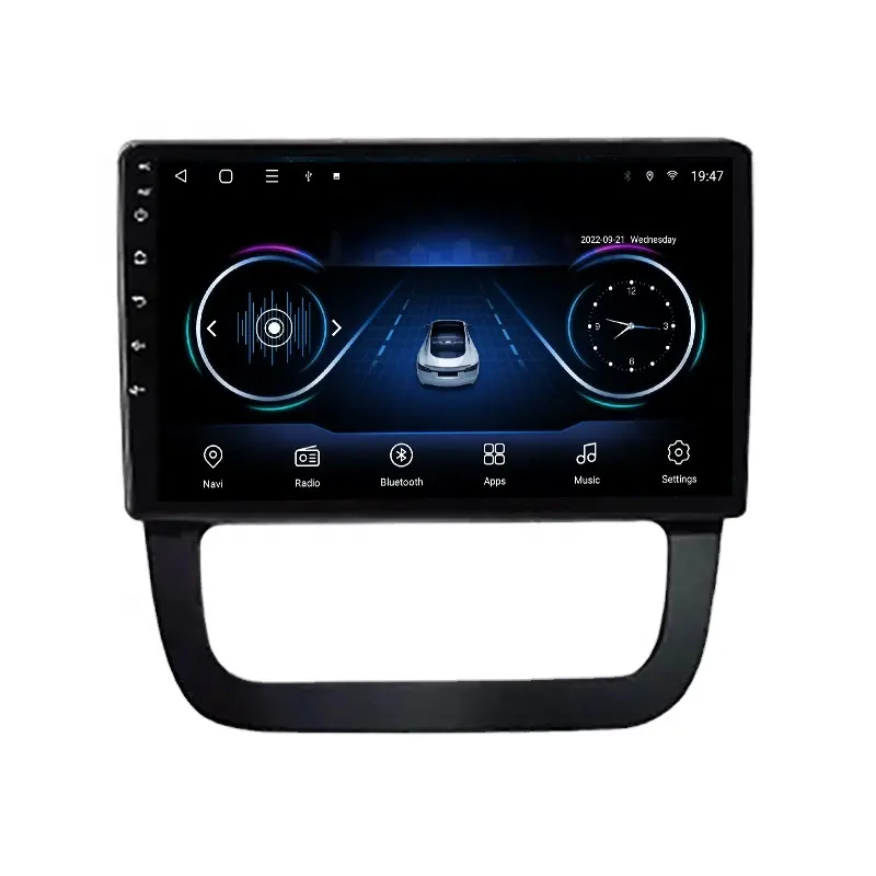 AI Voice Android Auto Radio For VW Volkswagen Jetta 5 2005-2010 Carplay 4G Car Multimedia DVD Player Navigation GPS