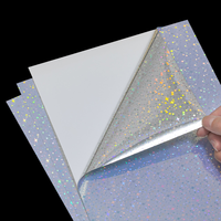 Feuilles de papier autocollant d'étiquettes d'impression a4 Papier autocollant vinyle imprimable à jet d'encre pour imprimante laser