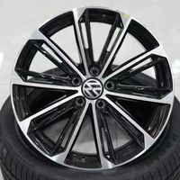 Jantes en alliage Auroad 5x112 pour voitures particulières, 17, 18, 19 pouces, jantes à moyeu en alliage Flow Forming, compatibles avec Volkswagen Magotan, Sagitar, Audi A3, A4