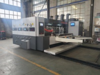 Nouvelle machine de rainurage et de découpe électrique entièrement automatique avec imprimante pour boîtes en carton ondulé, haute vitesse 130 pièces/min