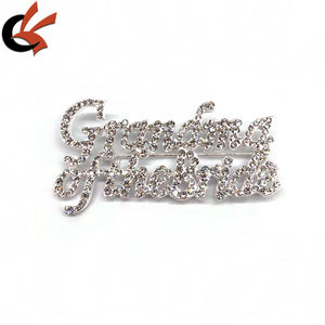 Broches de cristal de abuela de la novia para decoración de fiesta de boda - Product Image 2