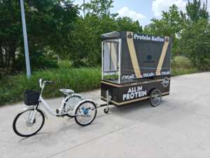 Ba Bánh Xe Đạp thực phẩm giỏ hàng ba bánh ba bánh xe đạp tùy chỉnh thức ăn đường phố xe làm bằng vật liệu khác nhau - Product Image 5