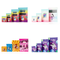 Vente en gros Sacs en mylar Sacs en mylar résistants aux enfants 1g 3.5g 7g 14g 28g Gram noir mat anti-odeur Sacs en mylar 3.5g imprimés sur mesure