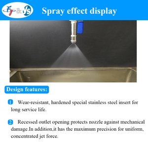 Boquilla de Acero Inoxidable YS, Boquilla Atomizadora de Alta Presión para Lavado de Autos y Limpieza, Boquilla MEG Integrada con Núcleo de 1/8\" / 1/4\" / 3/8\" - Product Image 6