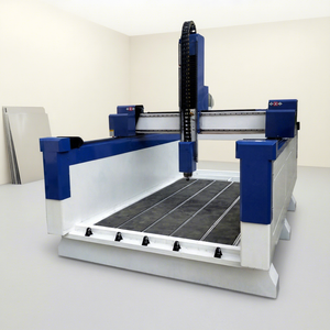 Machine de gravure sur pierre CNC 3 axes UBO, moteur pas à pas, zone de travail 1500x3000mm, haute efficacité, broche de refroidissement par eau 5.5kW, marbre - Product Image 1
