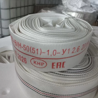 Selang Pemadam Kebakaran Kanvas Bersertifikat CE FM CPR Warna Putih 1.5/2.0/2.5 Inci untuk Filipina