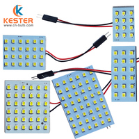 Lampe LED de voiture 12W d'usine, 3528 36SMD 12V, éclairage intérieur avec prise Festoon T10 BA9S C5W
