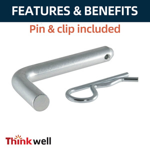 Gandengan Trailer baja karbon 2 inci dengan bola dan pengencang bagian pengelasan dan pengecatan selesai untuk menarik - Product Image 5