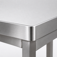 Peralatan Stainless Steel Komersial, Meja Kerja Stainless Steel, Perabot Dapur Kustom