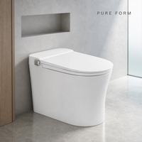Offre Spéciale – WC intelligent monobloc avec réservoir encastré et bidet électrique, en céramique, pour villas, hôtels, écoles et salles de bain.