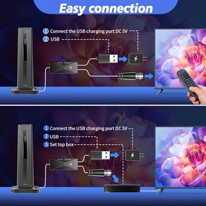 <span class=keywords><strong>Antena</strong></span> de TV Interior TIANJIE para Smart TV, Largo Alcance, HD Digital, <span class=keywords><strong>Cable</strong></span> de 5m con Amplificador para Canales Locales, Compatible con <span class=keywords><strong>4K</strong></span> 1080P - Product Image 3