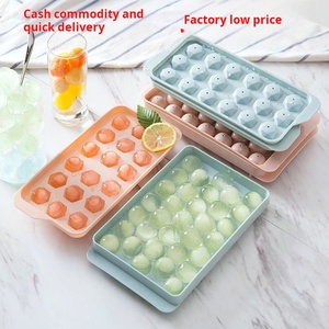 33-Grid PP <span class=keywords><strong>Ice</strong></span> Cube khay <span class=keywords><strong>mini</strong></span> <span class=keywords><strong>ICE</strong></span> ball <span class=keywords><strong>maker</strong></span> khuôn với nắp cho quán bar nhà bếp nước giải khát chất lỏng - Product Image 2