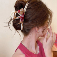 Barrettes coréennes pour maintenir les cheveux, au design élégant et sophistiqué. Clips de grande taille.
