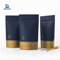 Sachets Doypack en plastique à fermeture éclair, personnalisés, imprimés, de qualité alimentaire, pour emballage de détail de fruits secs, snacks, noix, chips, flocons d'avoine et bonbons