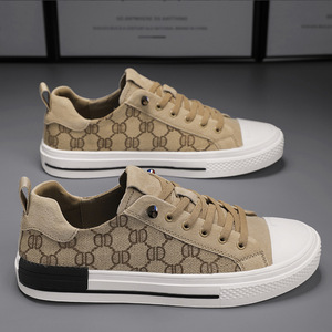 2026 Men's <b>Canvas</b> Shoes, Wear-resistant Anti-slip Sneakers Korean Style Casual All-match Low Top Shoes - Product Image 3