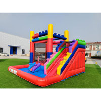 Château gonflable à vendre, château gonflable avec toboggan pour enfants, trampoline gonflable d'extérieur, souffleur d'air