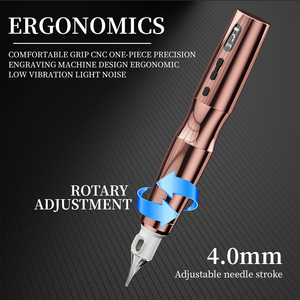 Nueva Máquina de Tatuaje Rotativa Inalámbrica de 1200 mAh, Ligera, para Delineado y Coloreado, Pistola de Tatuaje Digital Portátil para Arte Corporal - Product Image 6