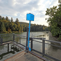 Mini-moissonneuse aquatique à haute productivité, engrenage 8-10 CV, puissance du tracteur, télécommande, tondeuse de lac pour plantes aquatiques
