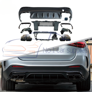 Accessoires de pare-chocs de voiture Diffuseur arrière BENZ X254 <span class=keywords><strong>GLC</strong></span> Upgrade <span class=keywords><strong>63</strong></span> <span class=keywords><strong>AMG</strong></span> avec tuyau pour <span class=keywords><strong>2023</strong></span> +. - Product Image 3