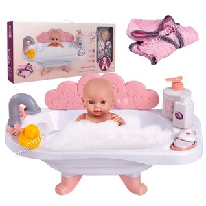 DADI OEM/ODM Hot Popular 12INCH Baby <strong>Doll</strong> <strong>Bath</strong> Play Set With Real Water Faucet - Product Image 1