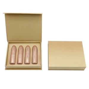 Set de Lápices Labiales Mate de Larga Duración, Resistentes al Agua, de 4 Colores, Marca Privada, para Uso Diario, a Base de Minerales, Kit de Maquillaje en Barra, Suministro ODM - Product Image 3