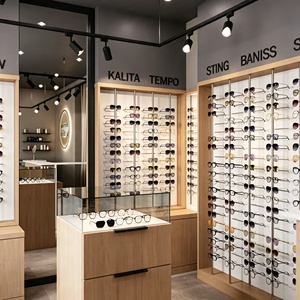 Optical Shop Full Room Customization Showcase Eyewear Display Shelf Eyeglasses Shop <b>glass</b> display case Store decoration - Product Image 2