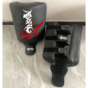 AIDONG - Protectores de Piernas para Karate y Boxeo, Equipo de Protección para Artes Marciales, Equipo de MMA, Protectores de Pantorrillas Resistentes para Patadas, Protectores de Patadas de Muay Thai - Product Image 2