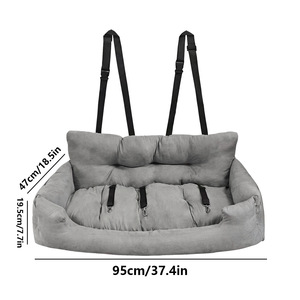 Cane di piccole dimensioni di medie dimensioni <span class=keywords><strong>letto</strong></span> per auto lavabile per cani seggiolino auto per animali domestici seggiolino auto - Product Image 6