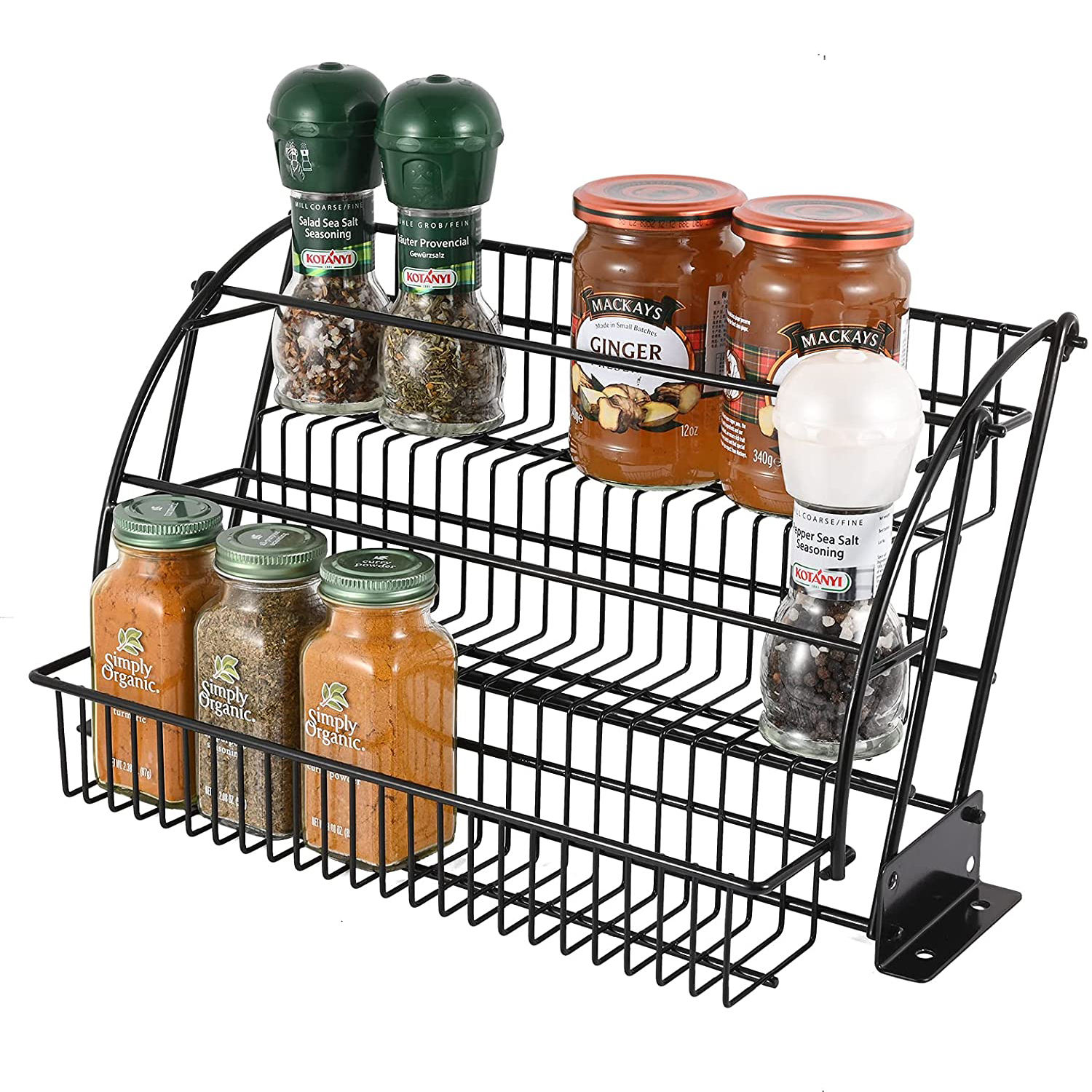 Spice Cabinet Tier Spice Rack Dollar Tree Portaspezie Design Pull