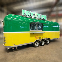 Camion de restauration mobile pour poulet frit avec cuisine intégrée à vendre