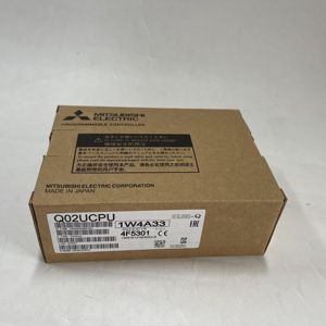 100% ใหม่และเป็นของแท้ ชุด CPU PLC ของมิตซูบิชิ (MELSEC PLC) รุ่น Q02UCPU - Product Image 1