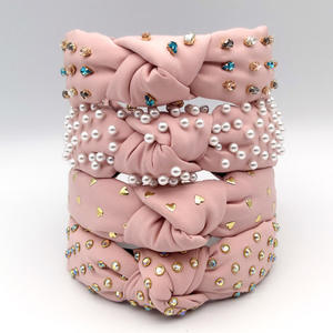 حلم الموضة مخصص عاكس القزحية الكريستال حجر الراين عصابات الرأس الفاخرة الإبداعية بلينغ عقدة عقال - Product Image 5